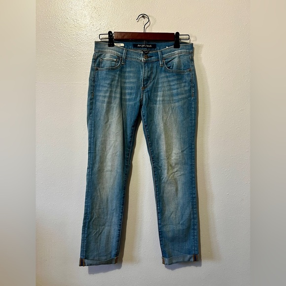 Driftwood Sophia Cropped Straight Leg Cuffed Jean - Size 27 - Picture 3 of 15